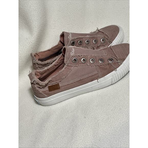 Blowfish Malibu Dusty Rose Slip-on Canvas Sneakers Size 8 - Picture 3 of 6